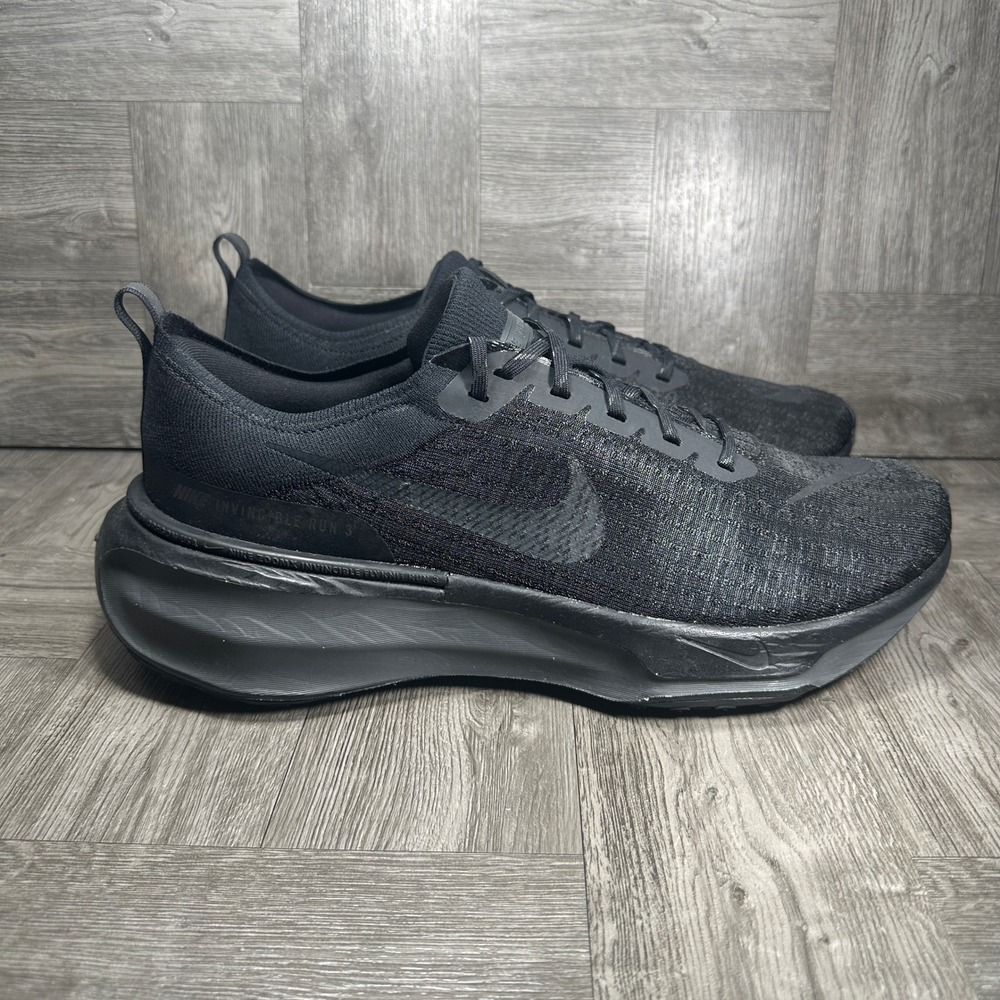 Nike ZoomX Invincible Run 3 Mens 15 Black Flyknit NEW DR2615-005
